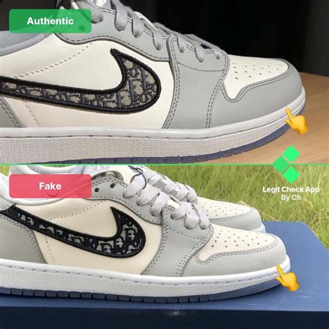 dior jordan low fake vs real|fake jordan 1 dior for sale.